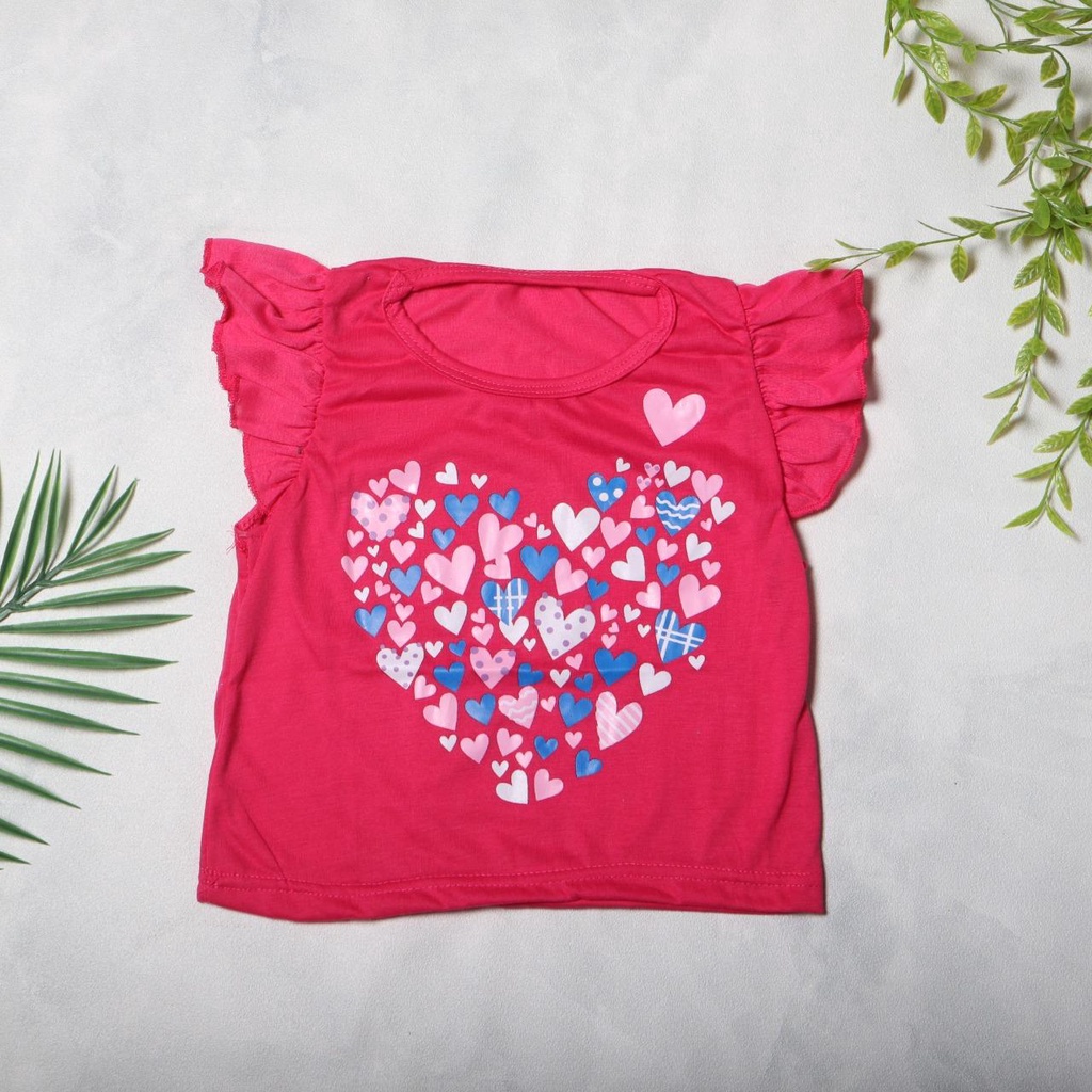 BEFAST - ZTL OOTD Tshirt Anak Perempuan GIVA / tshirt anak perempun Love / Pakaian Anak-Anak Perempuan / Kaos Balita Santai Casual / Tshirt Anak Lengan Pendek / Fashion Kekinian Anak-Anak / Kaos Aank Motif Love / Termurah