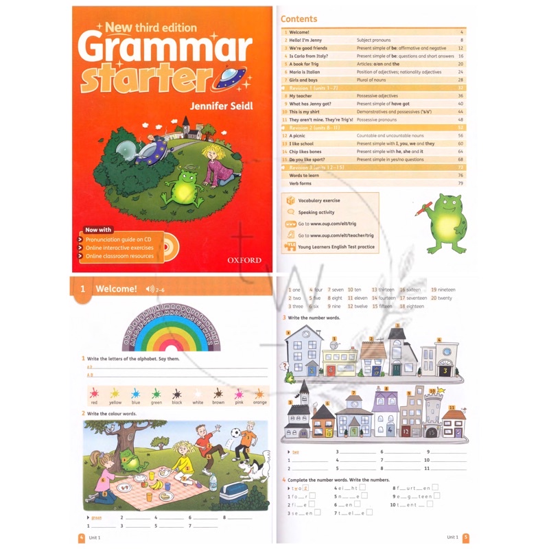 Oxford Grammar New Third Edition Book Level Starter One Two Three - Buku Grammar Inggris Anak SD-Starter (PDF)