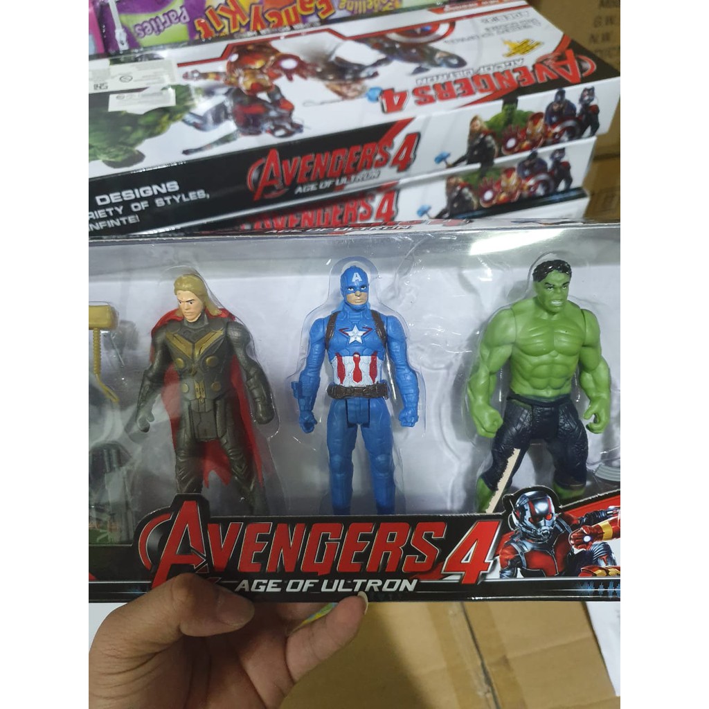 Mainan Avengers 5in1 - Robot Avengers Anak Edukatif   Heroes 5 in 1 - A002