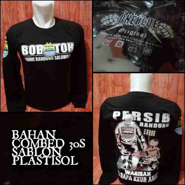 KAOS PERSIB LENGAN PANJANG / ORI  / TERBARU / GROSIR