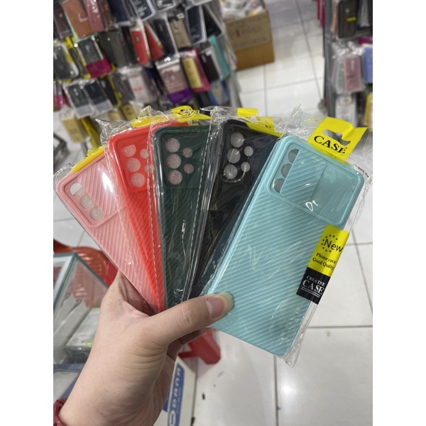 SAMSUNG A32 4G/A52/A72/A51/A71 SOFTCASE CAMSHIELD SLIDE PENUTUP KAMERA BELAKANG