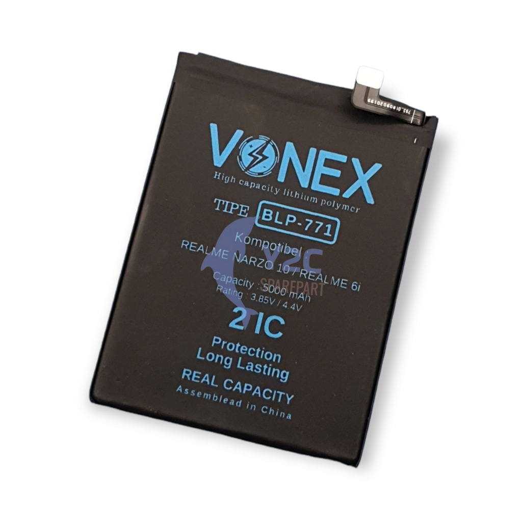 BATERAI OPPO REALME 6I / NARZO 10 / BLP771 DOUBLE POWER VONEX / BATRE BATERE BATRAI BATREI