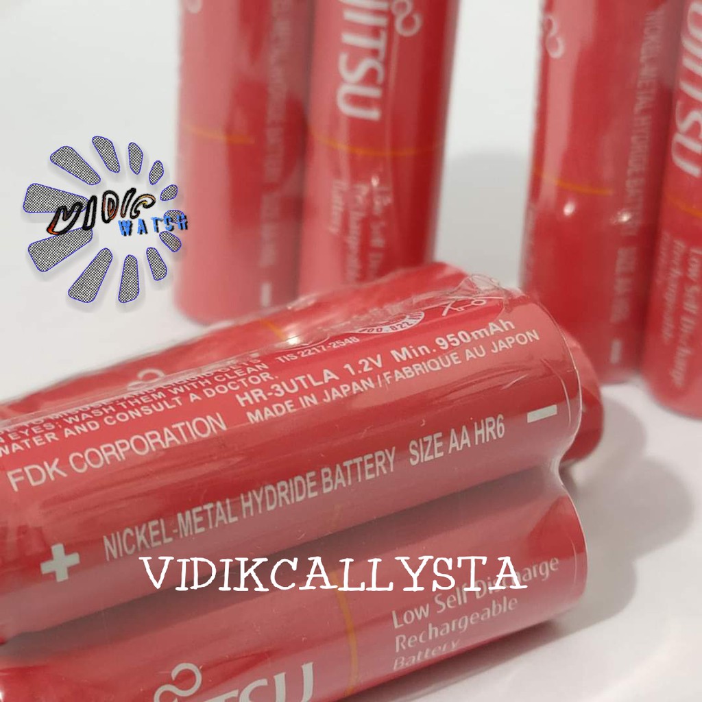 ASLI BATU BATRE BATTERY FUJITSU AA A2 950 mAh RECHARGEABLE BATRE CAS