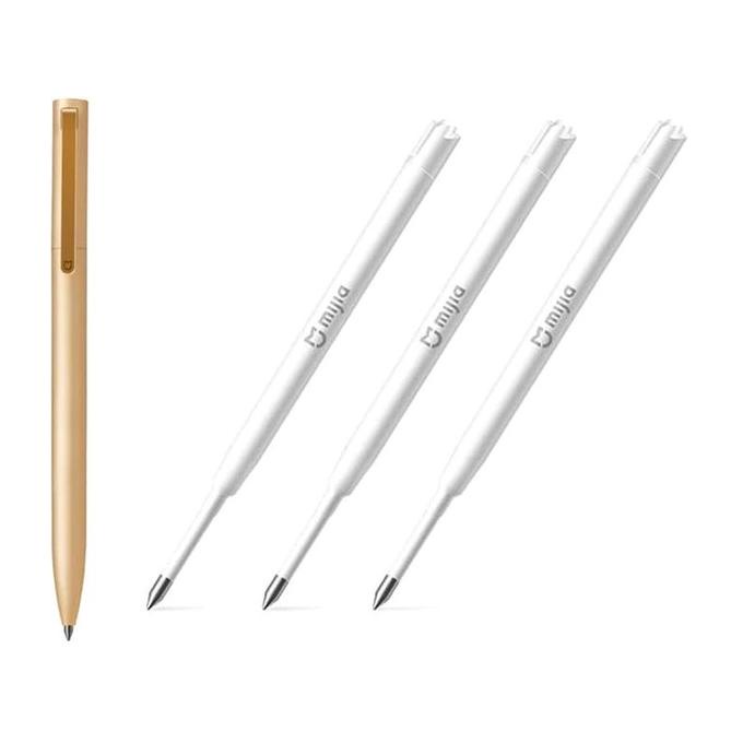 

Ink | Xiaomi Mijia 0.5Mm Metal Sign Pen + Signature Pen Ink Refills Pack 3Pc
