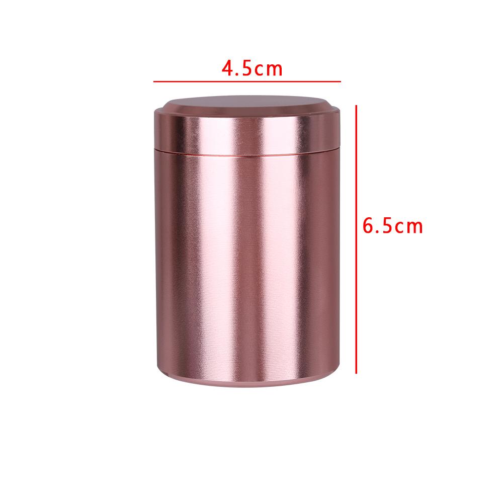 TOP Kaleng Logam Mini Tahan Air Aluminium Alloy Botol Permen Kedap Udara Wadah Bersegel Tahan Bau