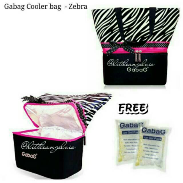 Gabag zebra cooler bag