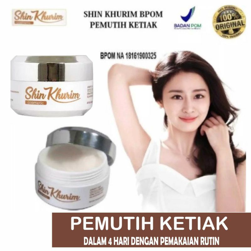 CREAM PENCERAH KETIAK SHINKURIM PEMUTIH KETIAK DAN SELANGKANGAN AMPUH / PENCERAH KETIAK HITAM