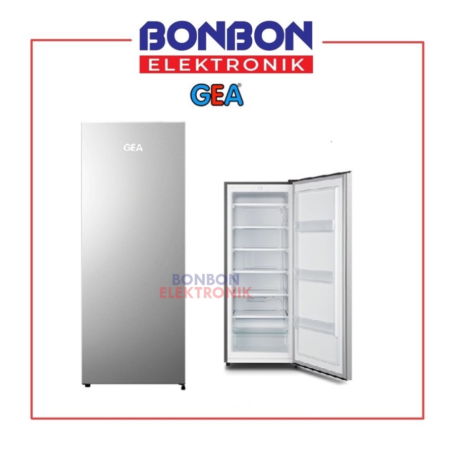 GEA Upright Freezer 189L GF-24DC / GF 24 DC Kulkas Pembeku 1 Pintu