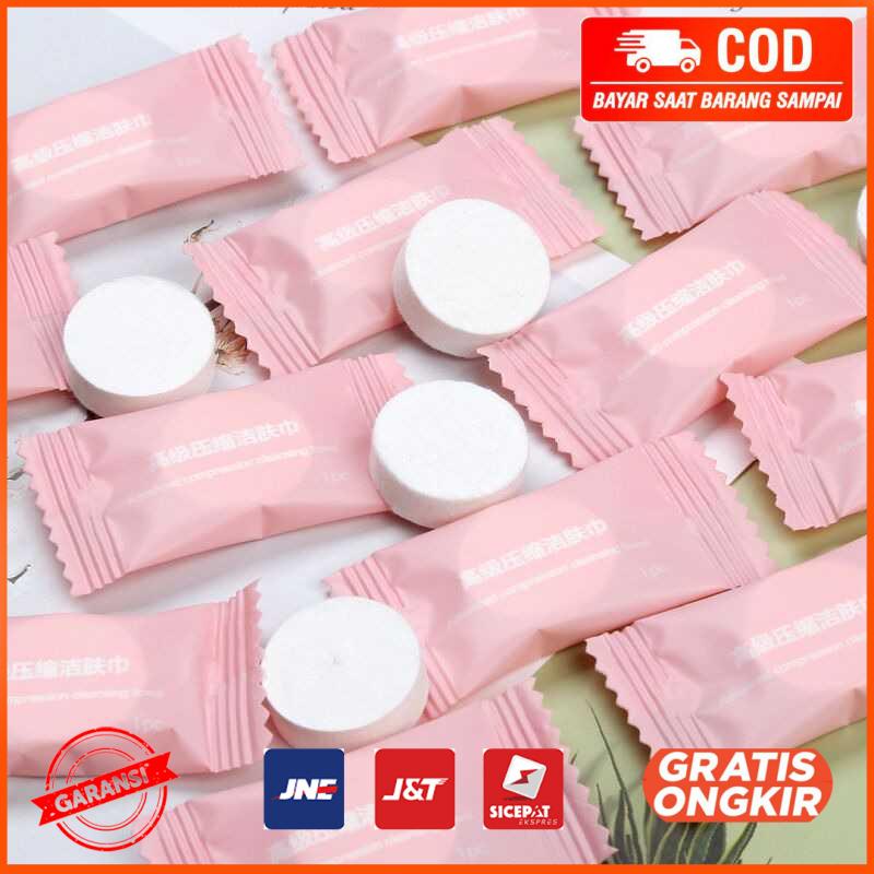 Handuk Mini Travel Disposable Towel 50 PCS - T201