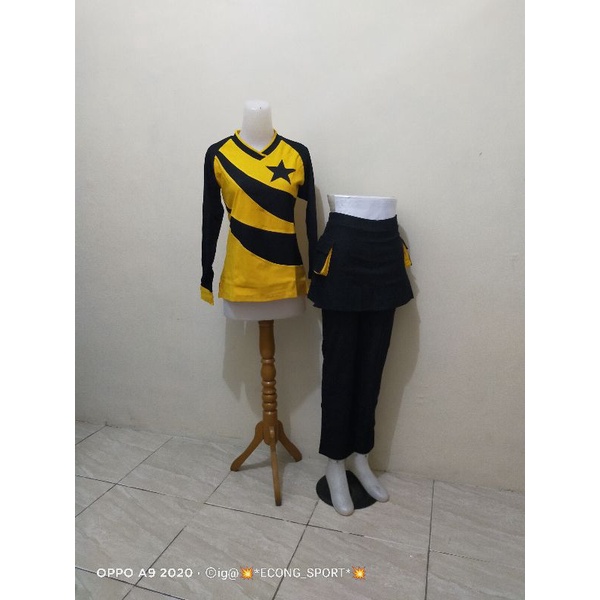 Baju senam muslim?/baju senam hijab./setelan senam/baju senam