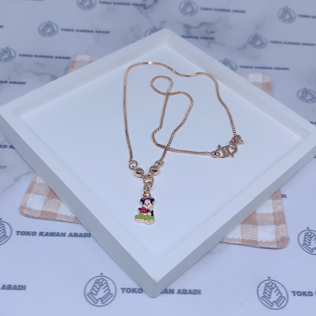 Kalung Anak Perempuan Xuping Gold Liontin Hello *09