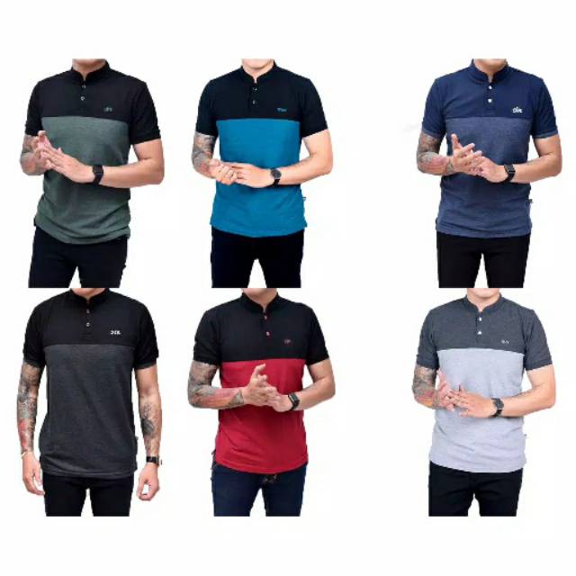 Kaos polo kerah sanghai