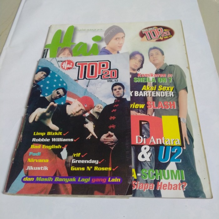 Majalah hai PADI Di Antara DEWA & U2