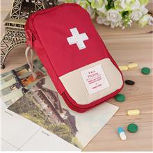 Medicine Pouch P3K Tas Obat Mini Travel Medicine Pouch Tempat Kotak Obat Organizer First Aid Koper Korean