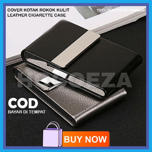 CASE KOTAK ROKOK COVER KOTAK BUNGKUS ROKOK KULIT ELEGAN LEATHER CIGARETTE CASE KOTAK ROKOK UNIK BR56