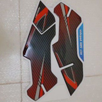 STIKER STICKER RESIN TIMBUL SIDEPAD HONDA ADV 150