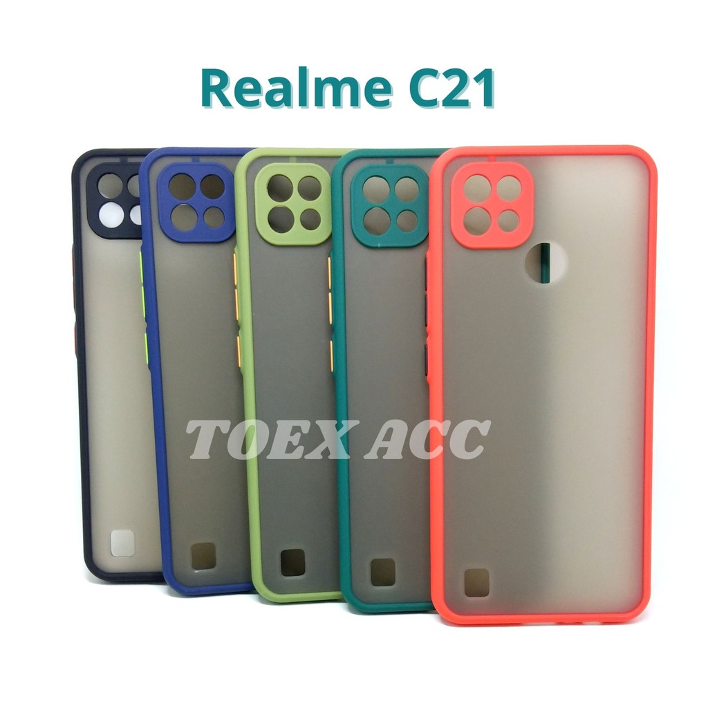 TOEX Case Realme C15 / C21 C25 / C20 C20A C11 2021  - Casing Aero Pelindung Kamera