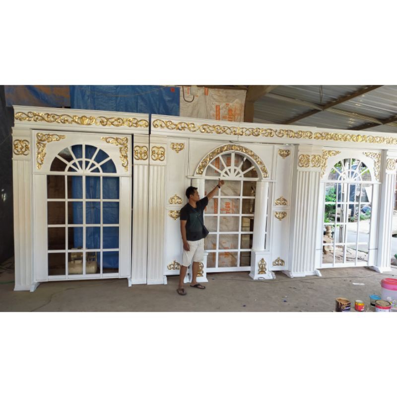 jual gebyok pelaminan gebyok dekorasi