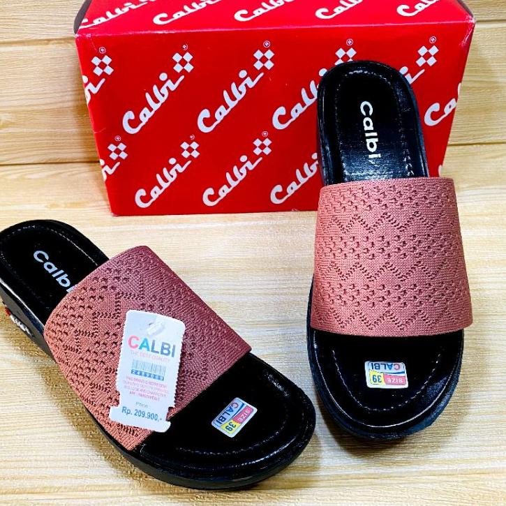 Paling Diminati.. SANDAL WEDGES CALBI RAJUT IMPORT