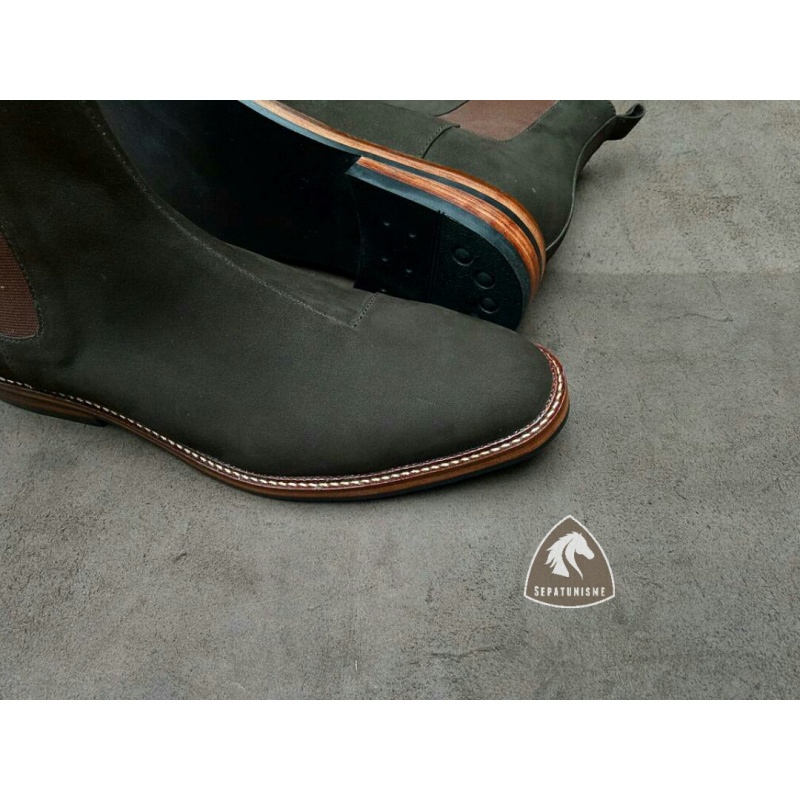 Sepatu Boots Kulit Asli Sepatu Boots Casual Sepatunisme Chelsea Boots Boots Klasik