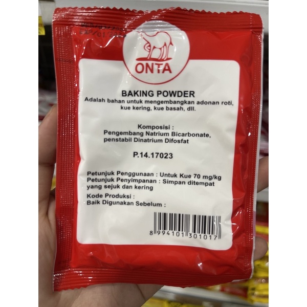 Baking Powder Cap Onta 50 gram / pengembang kue