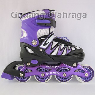  Sepatu  Roda  Ban KARET Inline Skate PU Wheels Anak dan 