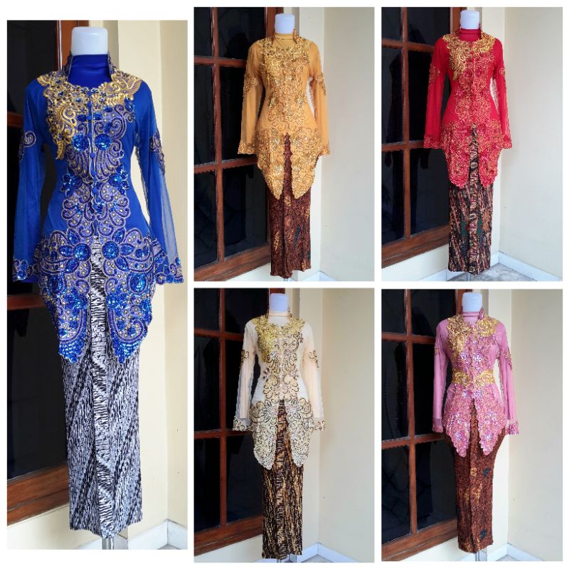 PROMO PAKET Kebaya modern full payet Ukuran M