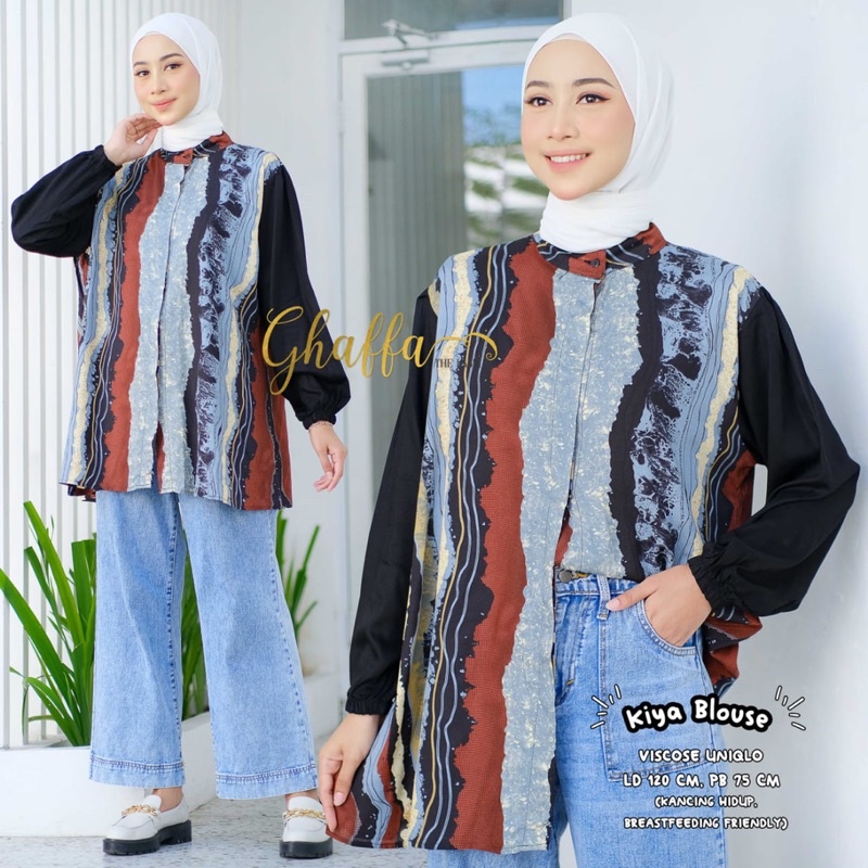 ATASAN WANITA KIYA BLOUSE BY GHAFFA