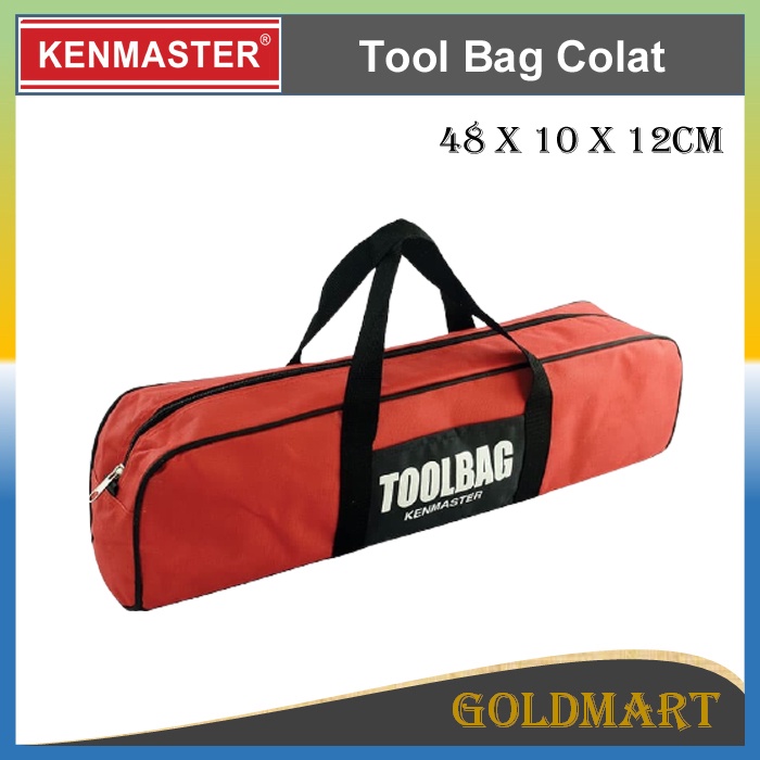 Toolbag Tool Bag Tas Tempat Perkakas - Kenmaster Tas Kunci Motor Mobil Alat Tukang-Tool Bag Merah XL