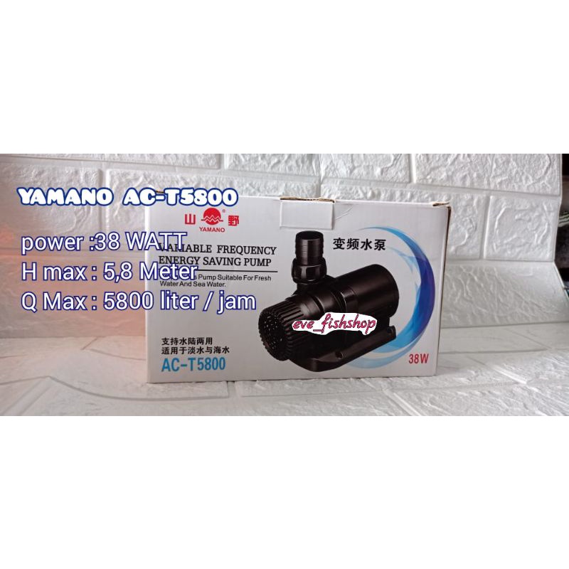 Yamano ACT 5800 Pompa Air