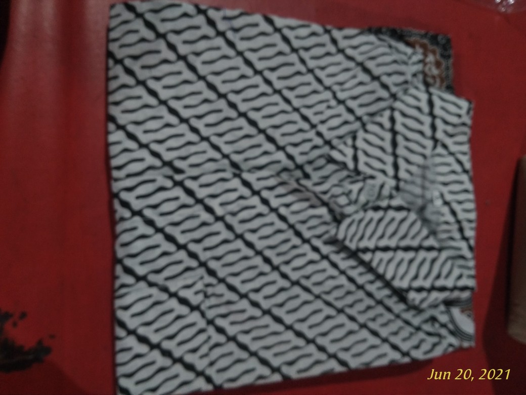 Bswart Batik Hrb026 Kenongo Hem Pendek Padi Pekalongan M L Xl Batik Pria Murah Modern Grosir