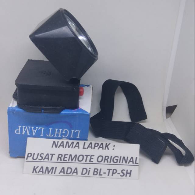 PROMO Head Lamp Senter Kepala Baterai AA