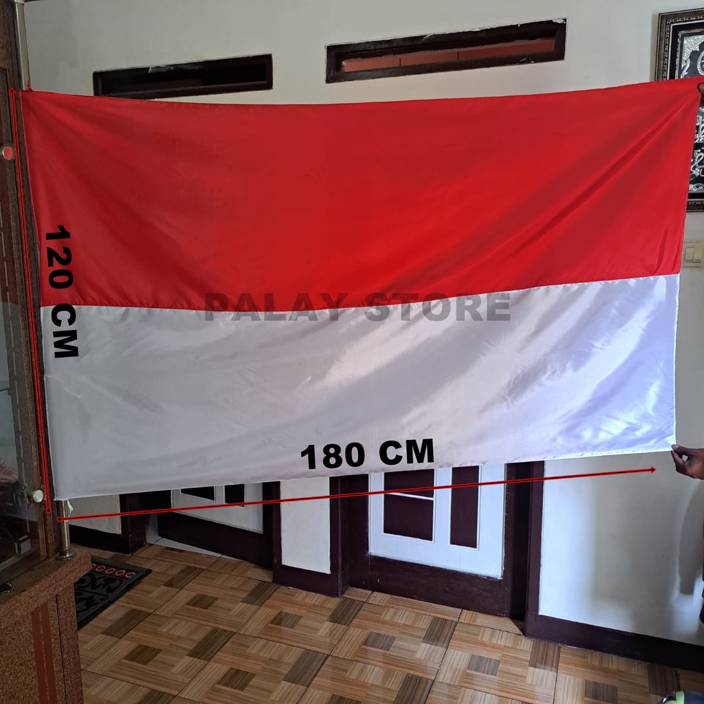 Jual Bendera Merah Putih Cm X Cm Bendera Indonesia Besar Murah Shopee Indonesia