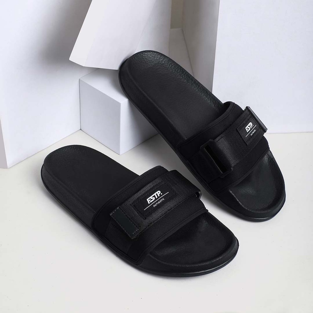 VOLTA ARMY ORIGINAL x FOOTSTEP Sandal Casual Hitam Hijau Pria Sendal Slide Jalan Santai Harian Slippers Hangout Main Lebaran Slop Selop Karet Anti Slip Premium Slip On Remaja Dewasa Flip Flop Kerja Formal Sport Fashion Men Footwear Keren Terbaru Kekinian