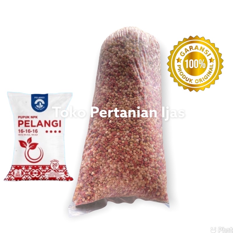 PUPUK KALTIM NPK PELANGI 16 16 16 REPACK 1KG