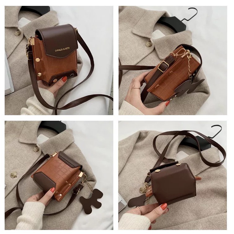 Tas Selempang Wanita Mini Import Model Terbaru 2021 - Tas Fashion Wanita Mini Import Kekinian [SL65]