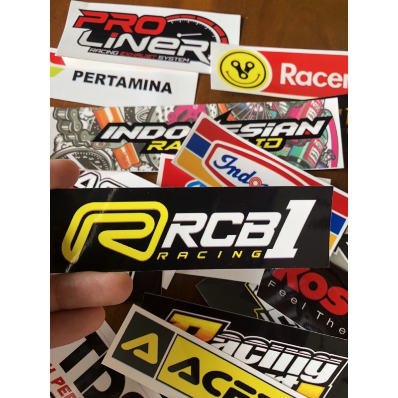 sticker pack racing tdr pro liner master racing tdr racertees rcb indomie variasi