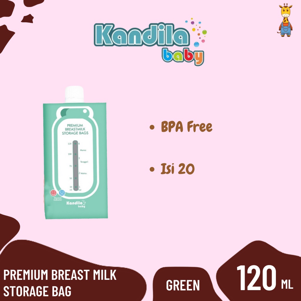 Kandila Baby Premium Breast Milk Storage Bag 120ml