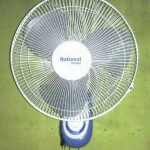 Termurah Kipas Angin Dinding National Omega 16". Angin Sejuk, Kencang - Hijau Muda