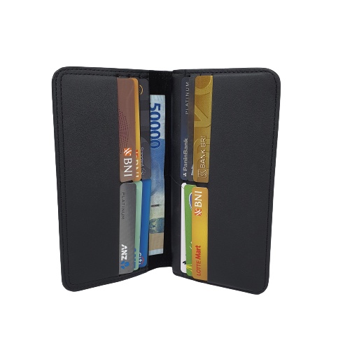 Dompet Pria Panjang Kulit Polos Murah Keren Original | Dompet Cowok Panjang Branded (27160-3)