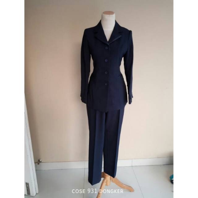 HABIS CODE 931 DONGKER BLAZER  GURU, SERAGAM KERJA KANTOR WANITA TELLER CUSTOMER SERVICE DONGKER