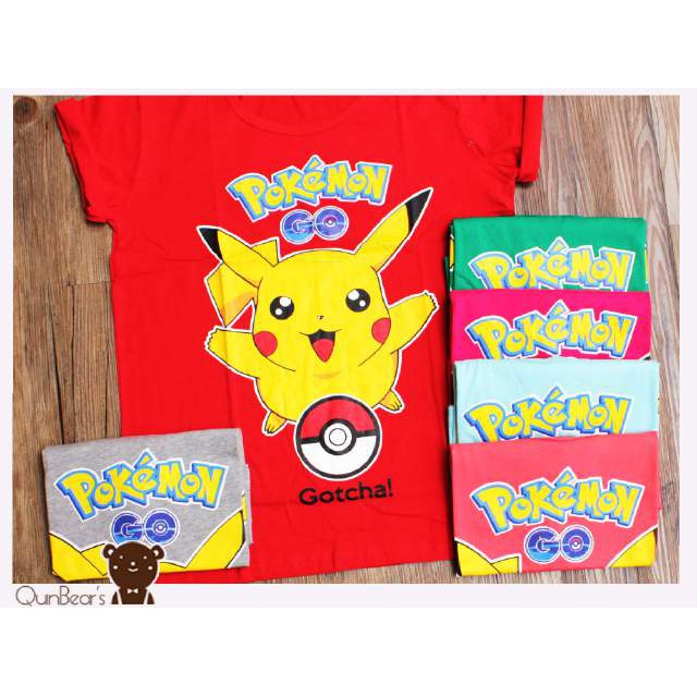010171 pokemon go tshirt/kaos pokemon