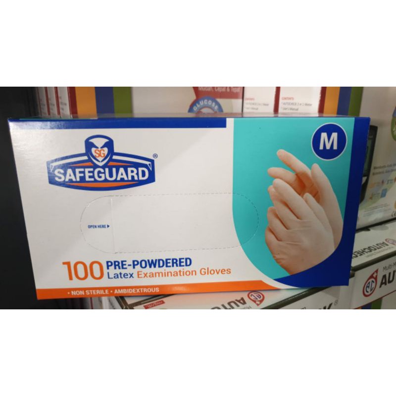 Safeguard Sarung Tangan Latex / Safe guard / Handscon / Sarung Tangan Karet
