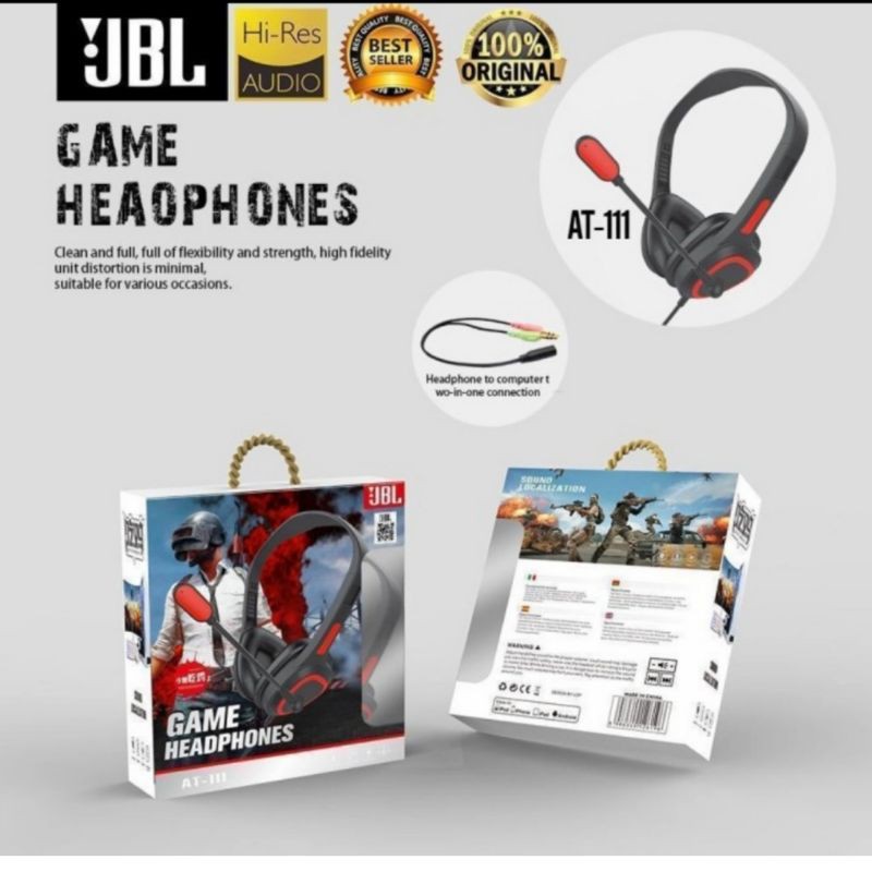 Bando Headphone Gaming AT-111 + Mic