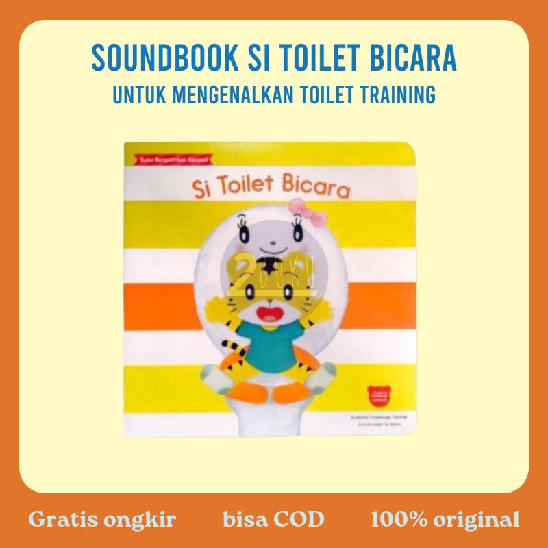 soundbook si toilet bicara shimajiro untuk toilet training