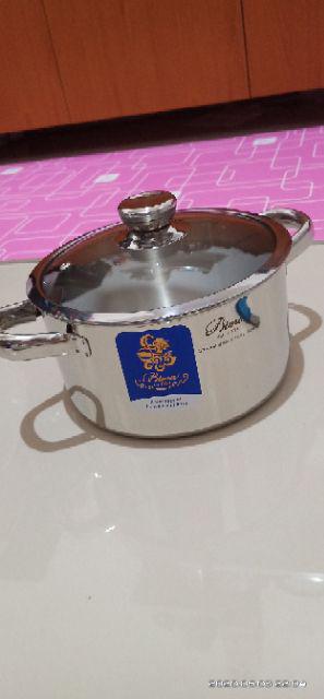 Panci Saucepot D20cm Bima Origin Classic W/glass Cover ,sus304