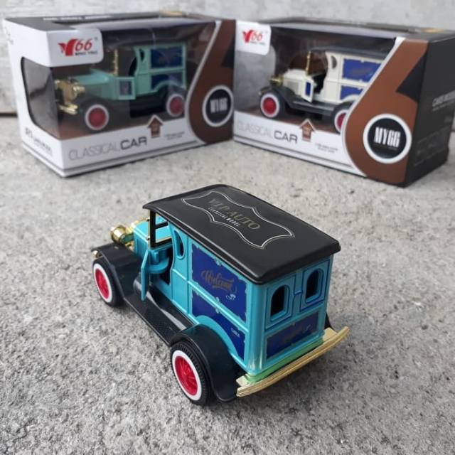 Diecast Mobil Klasik Ford - Miniatur Classic Car Antik Koleksi Unik