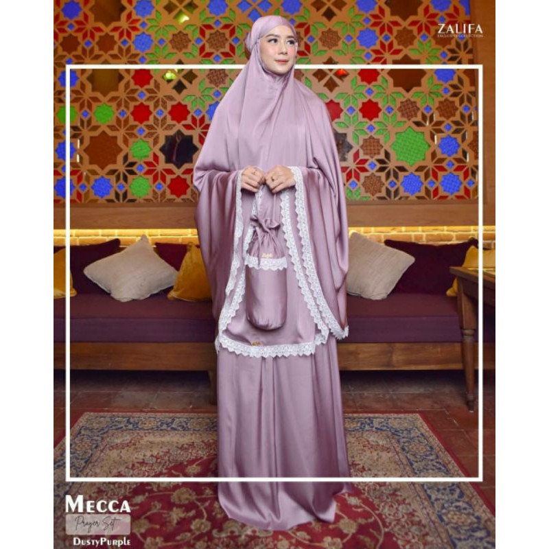 Mukena Polos Mecca Series by Zalifa