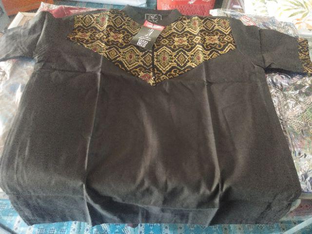 Baju Koko Couple Koko Batik Hitam 02 Koko Ayah Anak Koko Couple Koko Murah Koko Songket Koko Katun