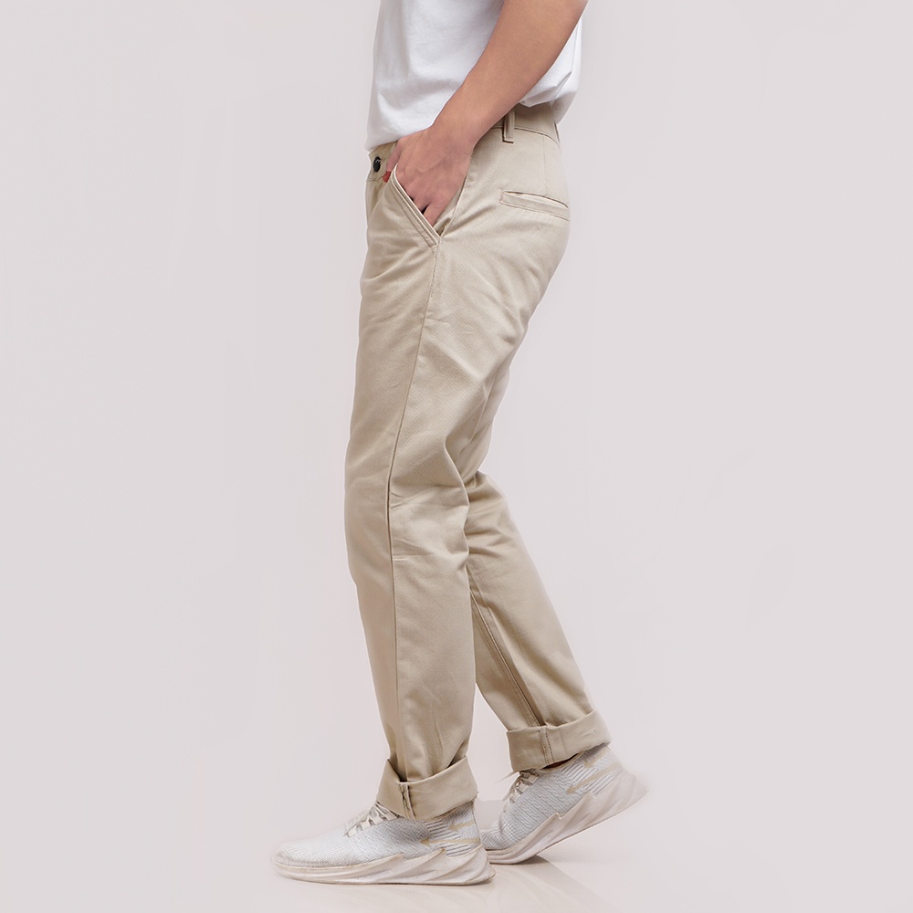 CELANA CHINO PANJANG PRIA CREAM